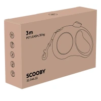 SCOOBY, pet leash, 3m, sky blue