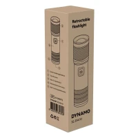DYNAMO, rechargeable flashlight (1 led), black