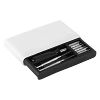 FIXER, screwdriver with changeable bits, white