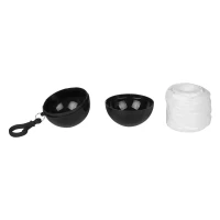 RAINCO, Regenponcho in Kunststoffbox, Schwarz