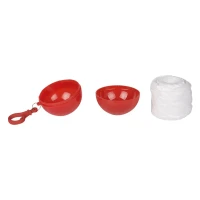 RAINCO, Regenponcho in Kunststoffbox, Rot