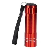 MAJORKA, Taschenlampe (9 LED), Rot