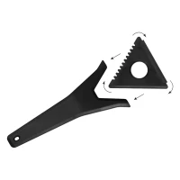 NORWAY, Eiskratzer mit 3 Funktionen, Schwarz
