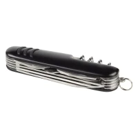 EXPERT, multifunctional knife, 12 functions, black