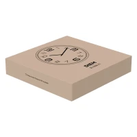 DIEM, wooden wall clock, beige