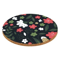 SUBLI WHITE ROUND, sublimation coaster, white
