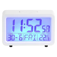 TIMEOUT, LCD-Tischuhr, Weiss