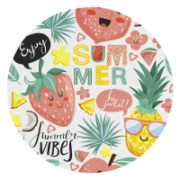 SUBLI MAGNET ROUND, Magnet für Sublimation, Weiss
