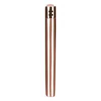 DIVA, metal lighter, gold rose
