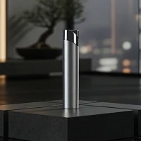 DIVA, metal lighter, silver