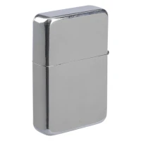 ARMY 100, flint metal lighter, shiny metal