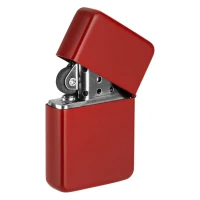 ARMY 100, flint metal lighter, red