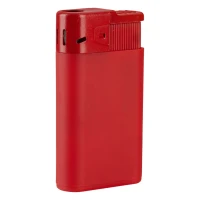 QUATTRO, jet flame electronic lighter red