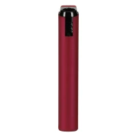 MAGMA SOFT, Sturmfeuerzeug mit Metallhülse, Metallic Rot