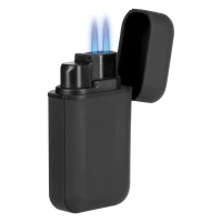 TORCH, double jet flame electronic lighter black