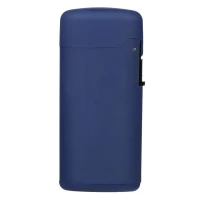 PIXI SOFT, Feuerzeug aus Kunststoff, gummiert, Sturmfeuerzeug, Blau