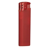 ISCRA SOFT, Feuerzeug aus Kunststoff, Rot