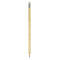 PIGMENT, Holzbleistift HB mit Radiergummi, Beige