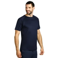 RECORD, t-shirt, 100% polyester, blue