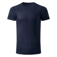 RECORD, t-shirt, 100% polyester, blue