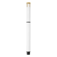 PRISMA, metal ball pen and roller pen set white