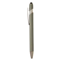 BOLD, metal "touch" ball pen with paper sleeve, gray