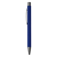 INK, metal ball pen and roller pen set blue