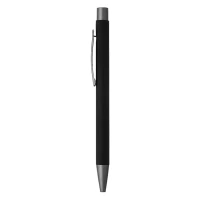 INK, metal ball pen and roller pen set black