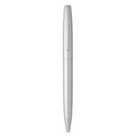 ZETA, metal ball pen with paper sleeve, silver