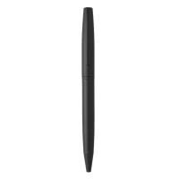 ZETA, metal ball pen with paper sleeve, black