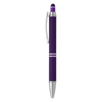 LUVIA, metal "touch" ball pen, purple
