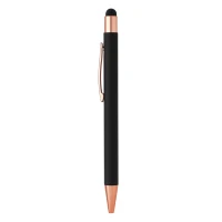 TITANIUM TOUCH GOLD, metal "touch" ball pen, black