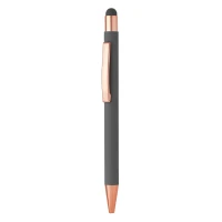 TITANIUM TOUCH GOLD, metal "touch" ball pen, gray