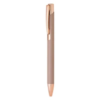 OGGI ROSE GOLD, metal ball pen, gold rose