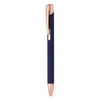 OGGI ROSE GOLD, metal ball pen, blue