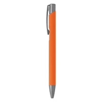 OGGI SOFT GRAY, metal ball pen, orange