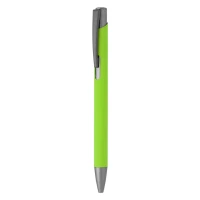 OGGI SOFT GRAY, Kugelschreiber aus Metall, Lime-Grün
