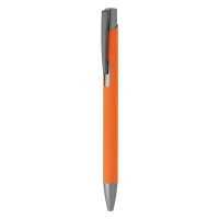 OGGI SOFT GRAY, metal ball pen, orange