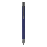 OGGI SOFT GRAY, Kugelschreiber aus Metall, Blau