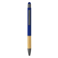 TITANIUM TOUCH BAMBOO, metalna "touch" hemijska olovka, rojal plava