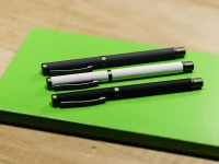 TITANIUM R, metal roller pen, black