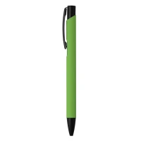OGGI SOFT BLACK, Kugelschreiber aus Metall, Lime-Grün