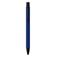 OGGI SOFT BLACK, Kugelschreiber aus Metall, Königsblau