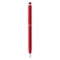 ALBERGO, Kugelschreiber aus Metall mit Touch Stylus Funktion, Rot