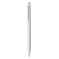 ALBERGO, Kugelschreiber aus Metall mit Touch Stylus Funktion, Silber