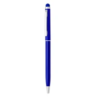 ALBERGO, Kugelschreiber aus Metall mit Touch Stylus Funktion, Blau