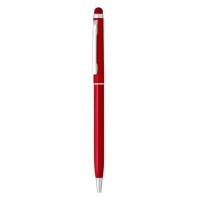 ALBERGO, Kugelschreiber aus Metall mit Touch Stylus Funktion, Rot