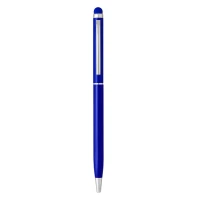 ALBERGO, Kugelschreiber aus Metall mit Touch Stylus Funktion, Blau