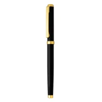 VICTOR R, REGENT Tintenroller aus Metall, Schwarzes-Gold