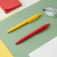 AMIGA SOFT, plastic ball pen, white